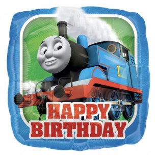 Thomas the Tank Engine Happy Birthday Square Balloon